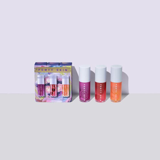 Trio óleo labial Fenty Skin FENTY TREATZ HYDRATING + STRENGTHENING LIP OIL TRIO